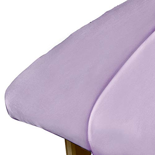 ForPro Professional Microfiber Flat Massage Table Sheet, 63" x 100", Lavender