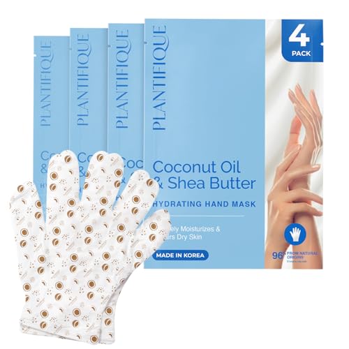 Korean Hand Mask Gloves - Moisturizing 4 Pairs for Dry Skin