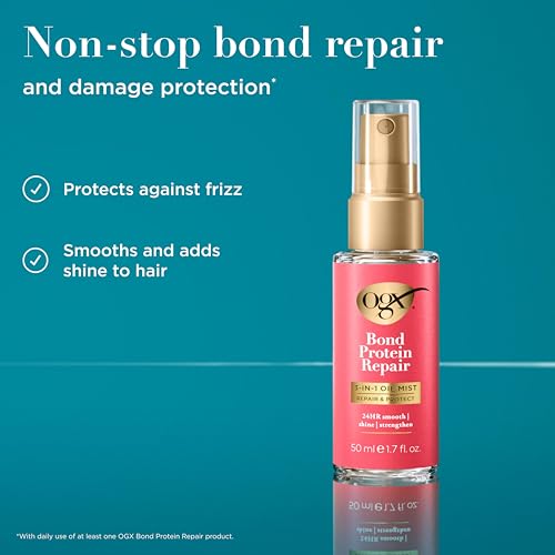 OGX Repair & Protect Bond Protein 3-in-1 Hair Oil Mist, 1.7 oz