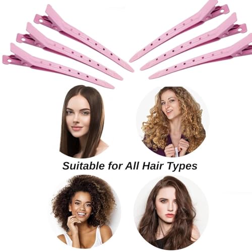 24-Pack Duck Billed Hair Clips for Styling & Sectioning