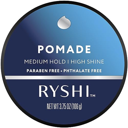 Ryshi Water-Based Pomade, Medium Hold & High Shine, 3.75 oz