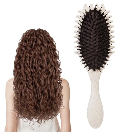 Marrhorvk Detangler Hair Brush for Fine, Curly & Thin Hair - Beige