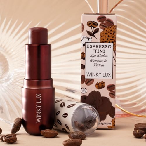 Winky Lux Espresso-Vanilla Scent Hydrating Lip Balm in Warm Nude Tint