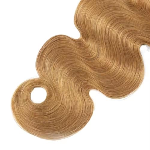 Honey Blonde Body Wave Human Hair Bundle - 14 Inch Brazilian Virgin Hair
