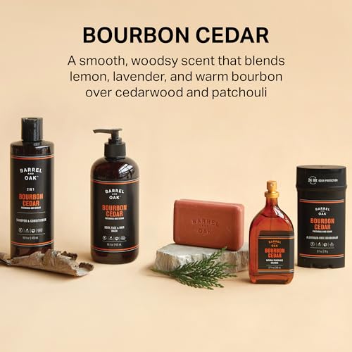Barrel & Oak Charcoal Face Scrub for Men - Deep Exfoliating 5 oz