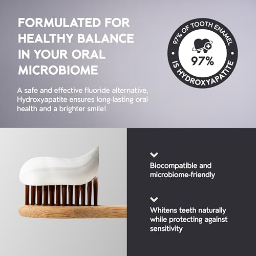 INOPRO Whitening Hydroxyapatite Toothpaste - Fluoride Free, Sensitive Teeth Relief, 5oz