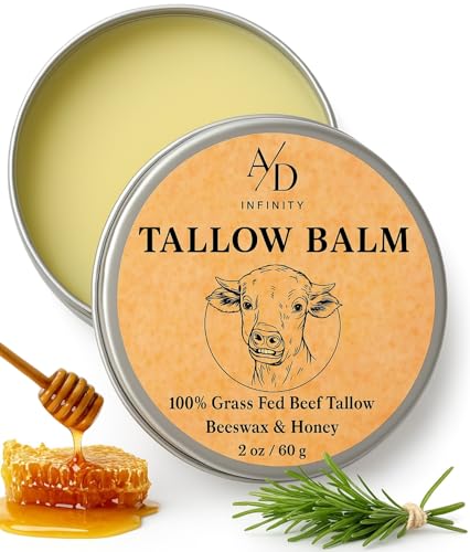 A/D Infinity Organic Grass-Fed Beef Tallow & Honey Whipped Face Moisturizer
