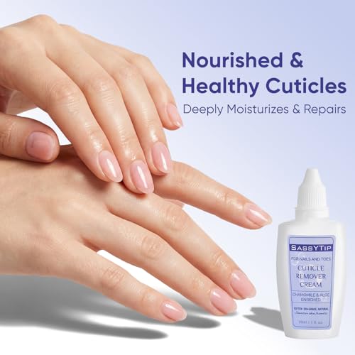 SASSYTIP Cuticle Remover Gel & Strengthening Nail Oil Pen Bundle