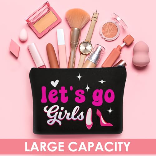 Neon Girls Trip Makeup Bags - 9 Pcs Friendship Gift Set