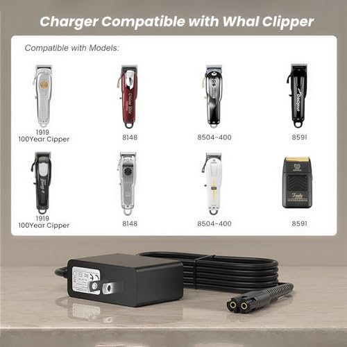 Wahl Magic Clipper Charger Cord - 4V Replacement Power Cable