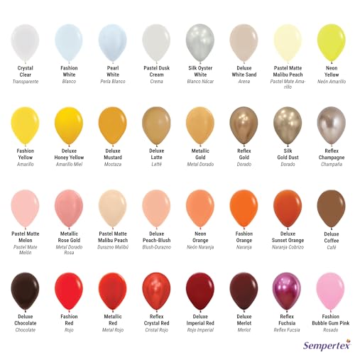 Sempertex 5 Inch Pearl Pink Balloons - 50 Pcs for Party Decor