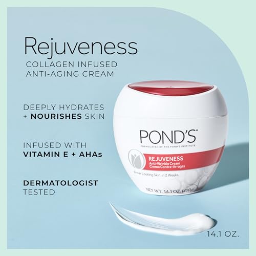 POND'S Rejuveness Face Cream 14.1 oz - Anti-Aging Hydrating Moisturizer