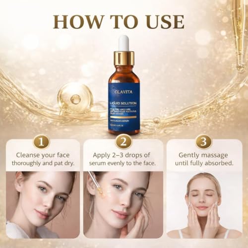 OLAVITA Anti-Aging Serum Duo - Vitamin C & Collagen Hydrating Formula