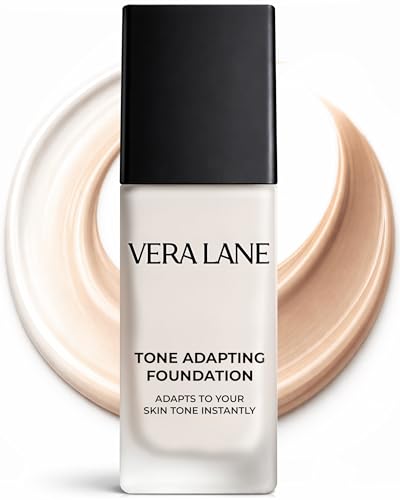 Vera Lane Color-Changing Foundation for Mature Skin, Lightweight Formula