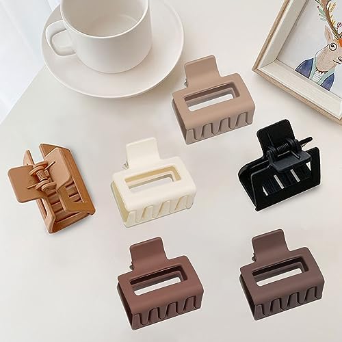 Seapaw 6-Pack Medium Claw Clips for Thin to Medium Hair - 2 Inch