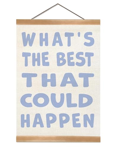 Positive Affirmation Wall Art - 12x16 Inspirational Canvas Poster