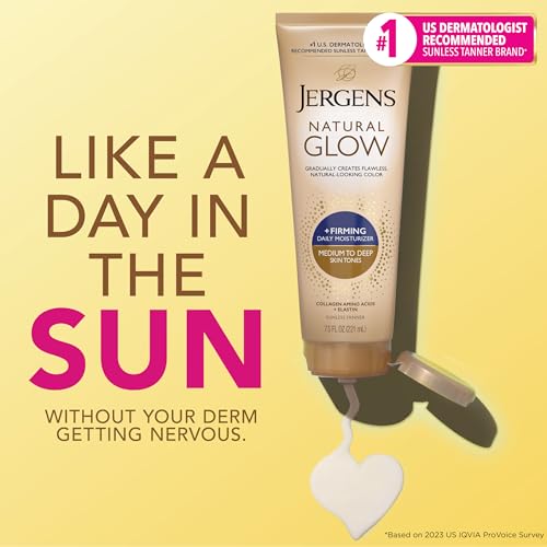 Jergens Natural Glow Firming Daily Moisturizer for Medium to Tan Skin - 7.5oz