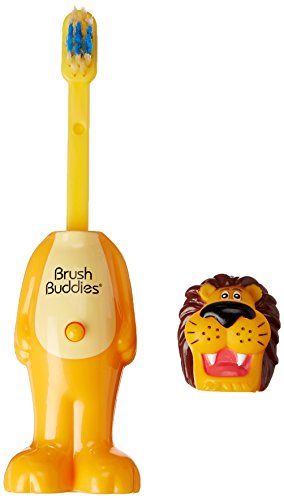 Brush Buddies Rickie (Lion) Kids Toothbrush - Soft Bristles, Flexible Head, 1 Pack