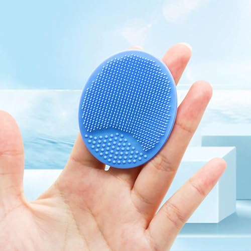 Silicone Facial Cleansing Brush Set - 4 Pack Exfoliator for Blackheads & Acne