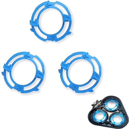 Gleway Shaver Head Blade Retaining Ring Holder for Series 5000 - 3 Pack