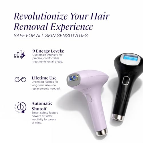 MICHAEL TODD BEAUTY - LUMOS Laser IPL Hair Removal Device for Women and Men, 50¡ÆF CoolMax Technology, 999,999 Flashes, 3 in 1 with Skin Sensor for Nearly Painless, Permanent Hair Removal