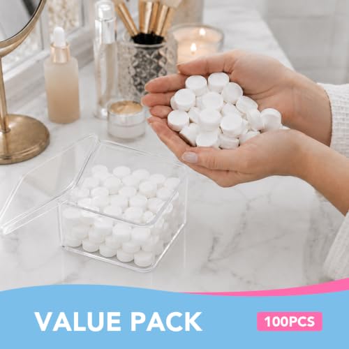 GLIMGLINT 100 Pcs Mini Disposable Compressed Towels for Travel