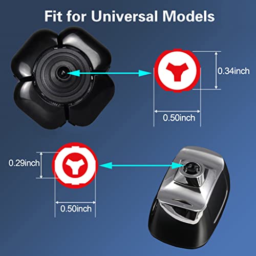 Auruveby 9-Blade Electric Shaver Replacement Head, Waterproof Razor Refill