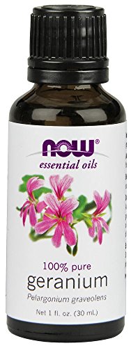 100% Pure Geranium Oil by NOW Foods - Soothing Floral Essence