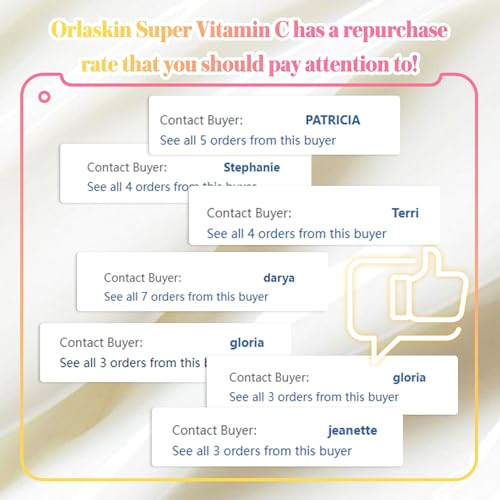ORLASKIN 20% Vitamin C Face Serum for Anti-Aging, Dark Spots & Wrinkles