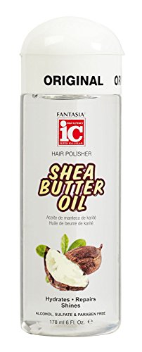 Fantasia IC Hair Polisher Shea Butter Oil - Hydrating Hair Treatment, 6 oz