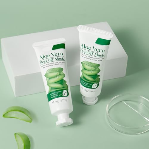 Aloe Vera Charcoal Peel Off Cleansing Mask - Hydrating & Soothing