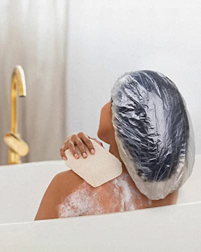 30 Pcs Extra Large Disposable Shower Cap for Long Braids - Waterproof