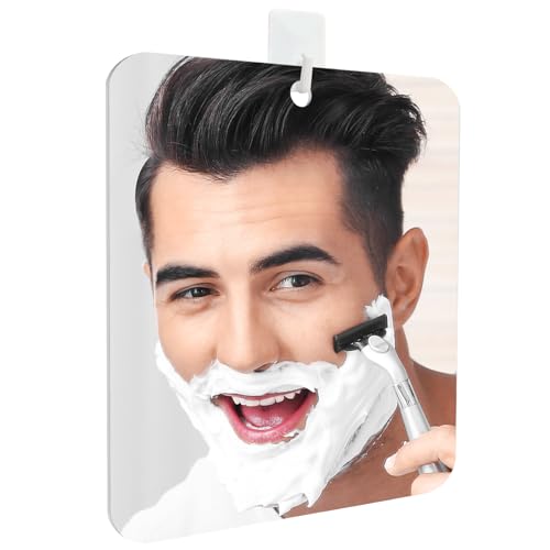 Fogless Shower Mirror for Shaving - 6.7x5.5in Shatterproof