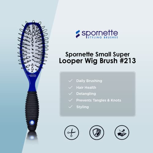 Spornette Small Super Looper Wig Brush for Wigs & Hair Extensions