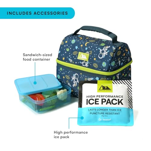 Arctic Zone Kids Dual Compartment Lunch Box with Ice Pack