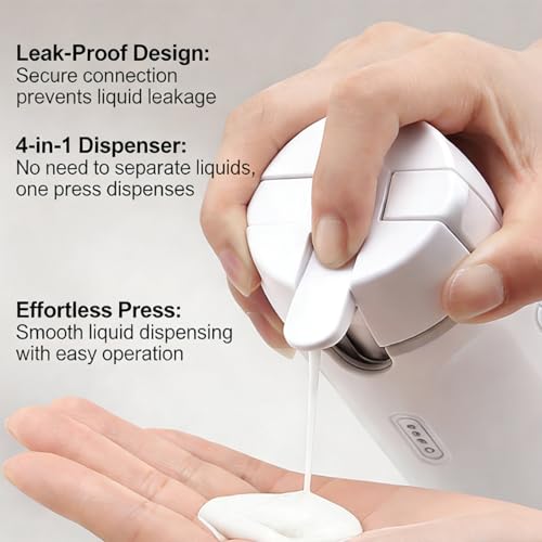 30ML Travel Toiletry Bottles Set - Leak-Proof Refillable Dispenser