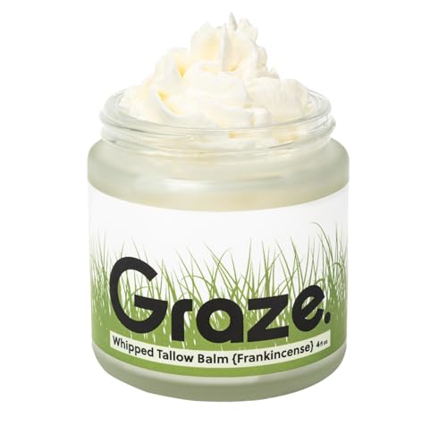 Organic Whipped Tallow Balm with Frankincense - Handmade Skincare