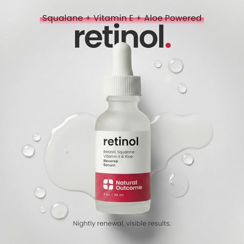 Retinol Face Serum for Wrinkle Reduction & Skin Rejuvenation - Natural Outcome