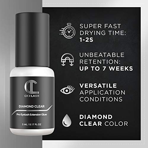 CICI Lash Diamond Clear Eyelash Extension Glue - 5ML Regular