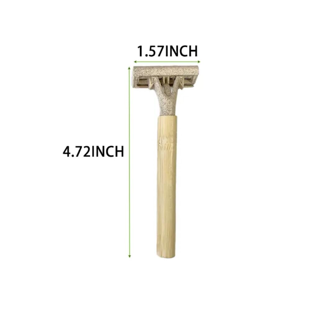 "Bamboo Reusable XOMO Razor Set for Men & Women – Includes 5 Razors