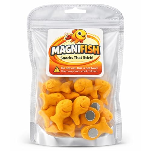 Goldfish Cracker Resin Fridge Magnets - Pack of 12