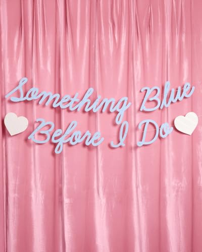 Something Blue Before I Do Banner - 5.5ft Bachelorette Decoration