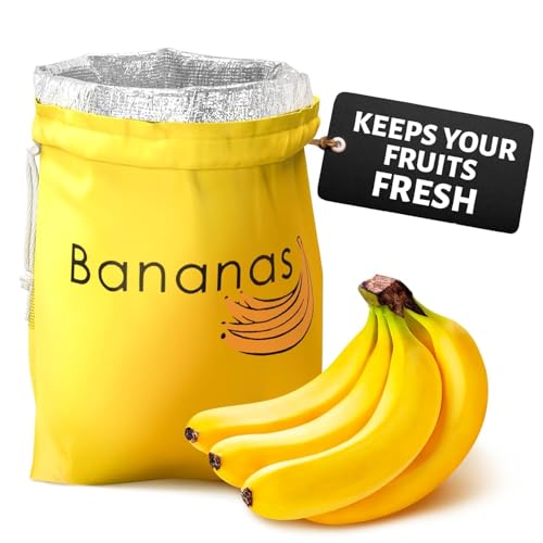 Reusable Banana Keeper with Aluminum Lining - Fresh Storage Bag