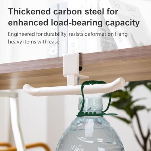 No-Drill Desktop Backpack Hook - Portable Under-Desk Organizer