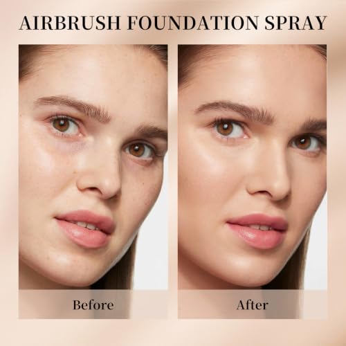 QIUFSSE Air Brush Makeup Foundation 02 Beige - Flawless Airbrush Foundation