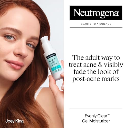 Neutrogena Evenly Clear Acne Gel Moisturizer with Salicylic Acid, 1.7 oz