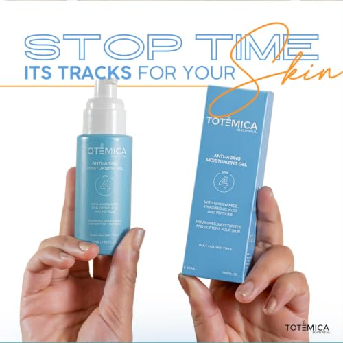 TOTEMICA Anti-Aging Face Moisturizer Gel with Niacinamide & Peptides