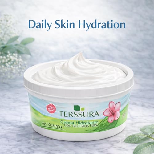 Terssura Moisturizing Cream with Pure Glycerine for Dry Skin - 240ml