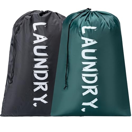 Extra Large Laundry Bag for Travel - 2 Pack, 24" x 36"