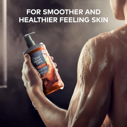 Dove Men+Care Bourbon Vanilla + Hazelnut Body Wash, 26 oz - Hydrating & Gentle
